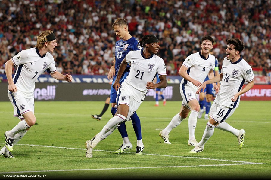 Anglia “tmerron” serbët me yjet që hedh në