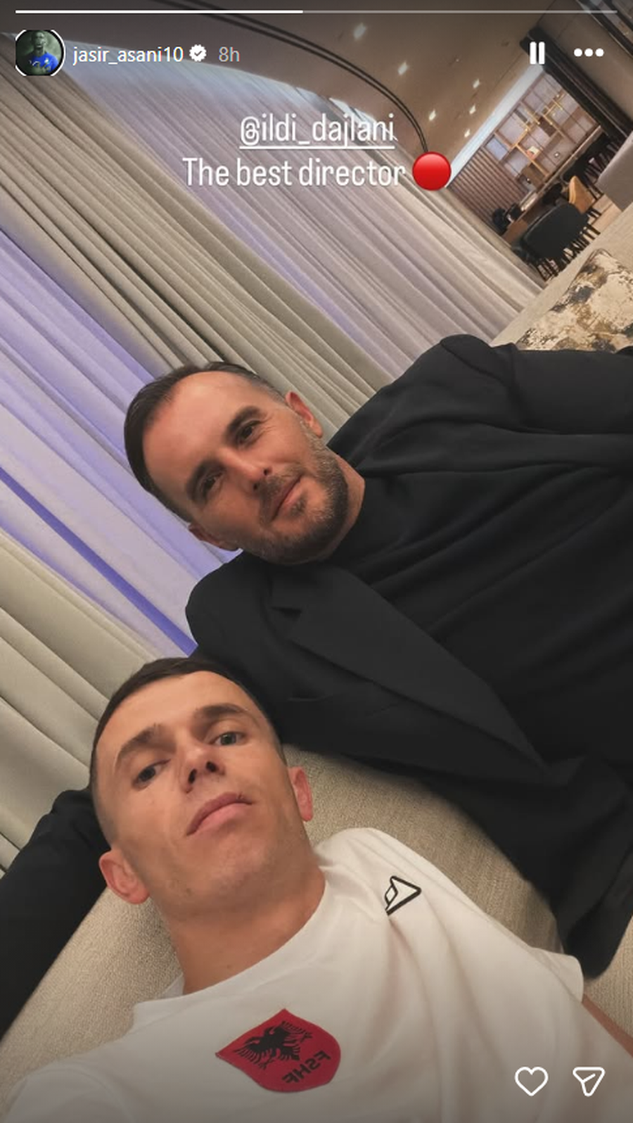 FOTOLAJM/ Partizani në vështirësi, Jasir Asani takim