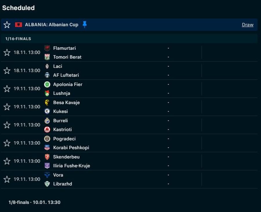 Pas Kombëtares do të marrë “skenën” Kupa e