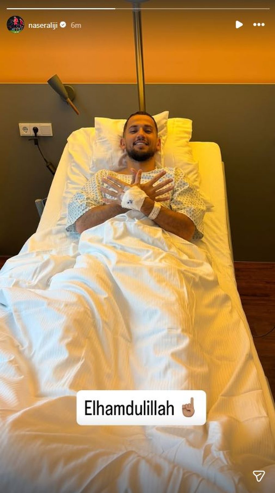 FOTO/ U nis drejt Gjermanisë për t’u operuar, ylli i Superiores