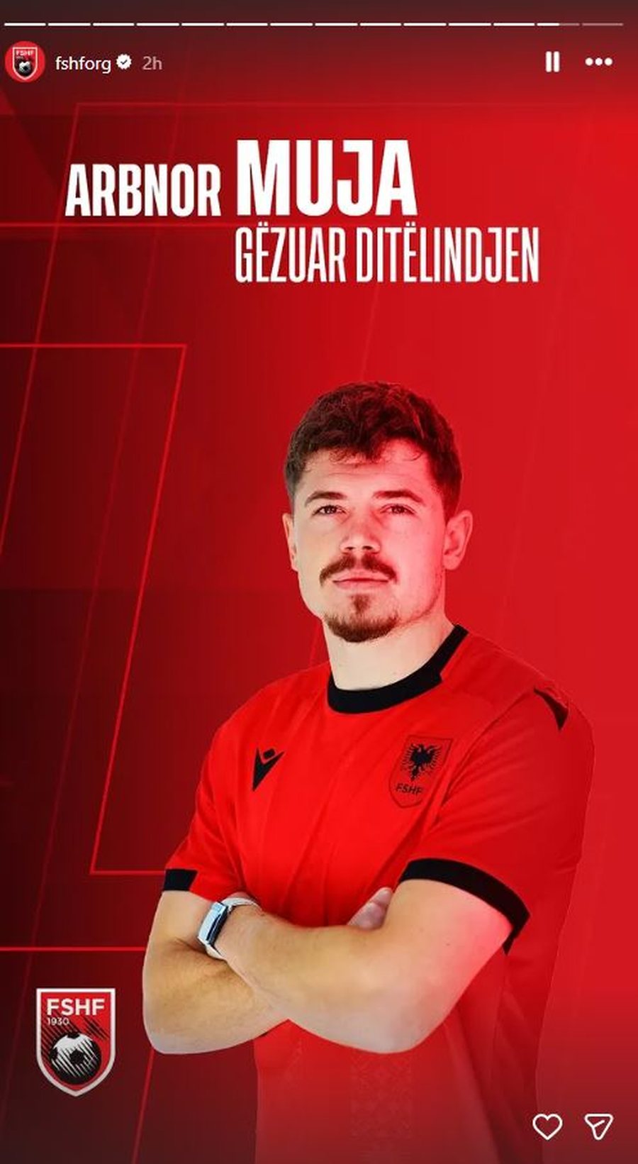 FOTOLAJM/ Prej 1 viti jashtë listës së Kombëtares, sulmuesi