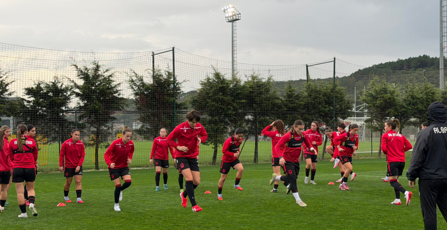 Kombëtarja e vajzave mbyll përgatitjet për miqësoren e