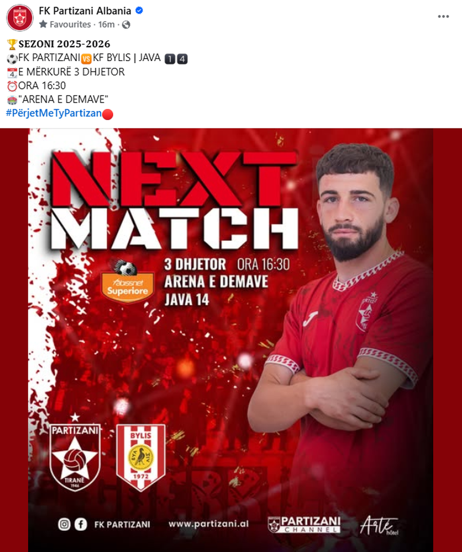 FOTOLAJM/ Gjetje e trajnerit Oltijon Kërnaja, Partizani