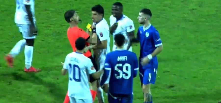 LIVE/ 3 kartonë për 1 minutë, “plas” mes Teuta