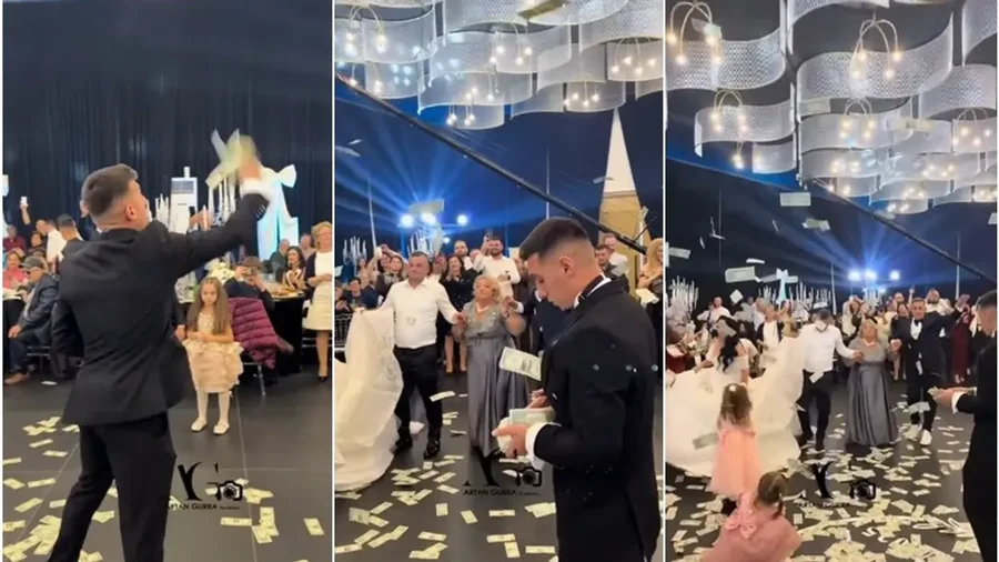 Hodhi “lumë” parash në dasmën e së motrës,