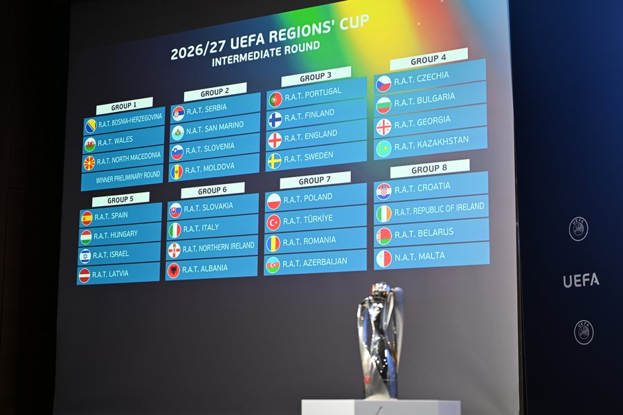 UEFA “Regions’ Cup” 2026-27/ Kombëtarja shqiptare