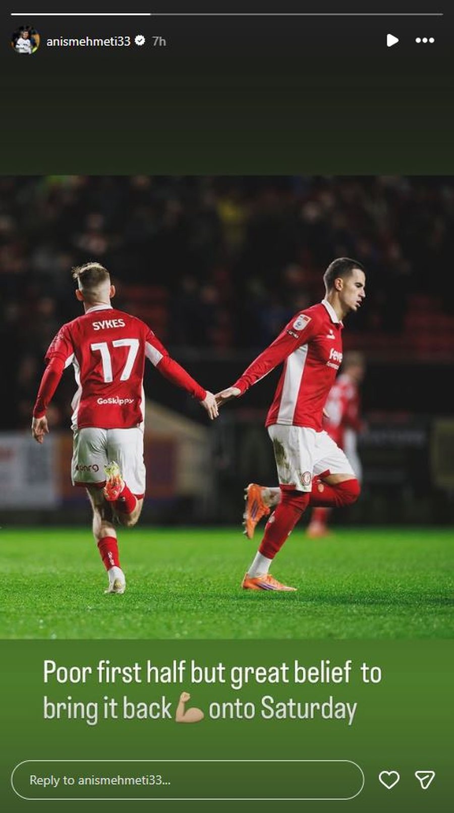 Nuk ishte në ditën e tij më të mirë, Anis Mehmeti