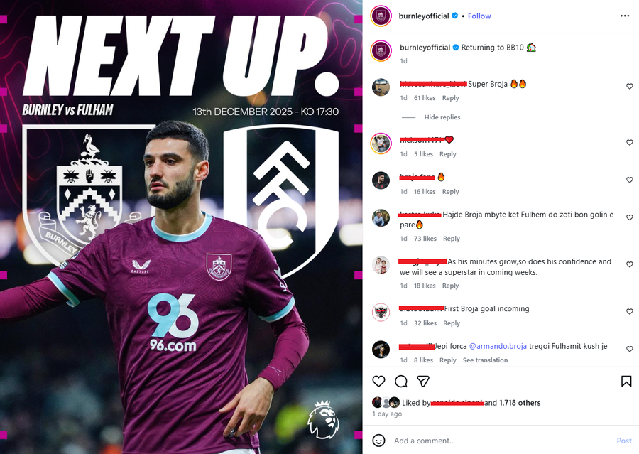 Armando Broja do “kokën” e ish ekipit, shqiptarët i