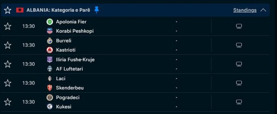 Në Kategorinë e Parë spikat supersfida Laçi –