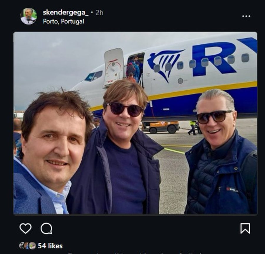 FOTOLAJM/ Dha dor&euml;heqjen nga Partizani, Sk&euml;nder Gega shfaqet n&euml;