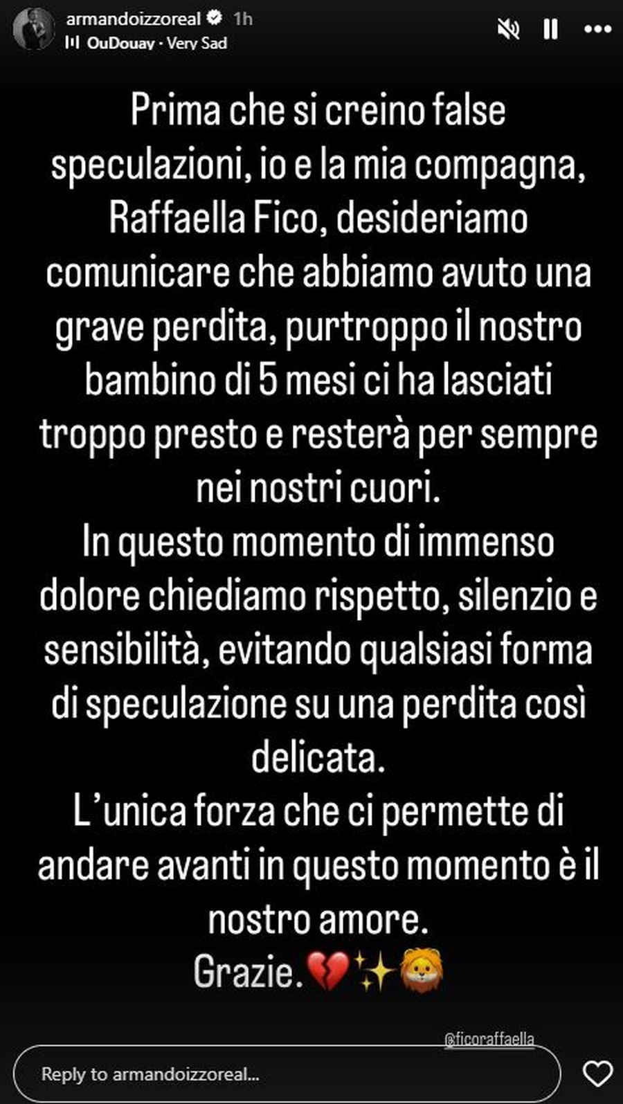 Tragjedi n&euml; familjen e futbollistit italian, humb foshnj&euml;n 5 muajshe
