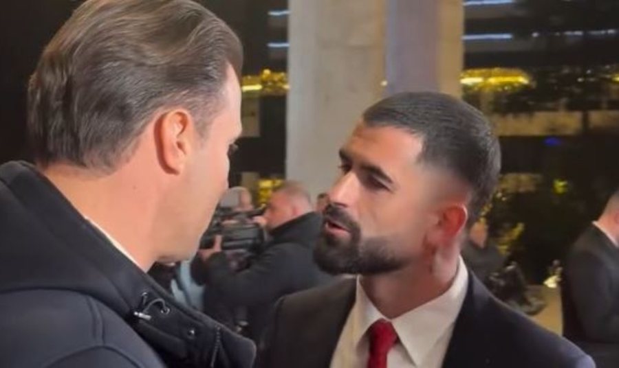 VIDEO/ I theu rekordin me Komb&euml;taren, Lorik Cana takohet me Elseid Hysajn