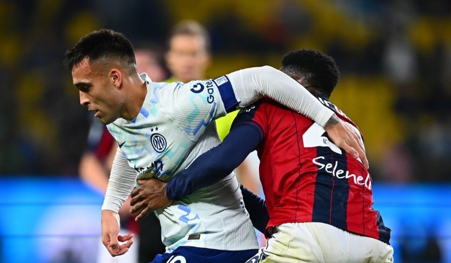 VIDEO/ Inter mbetet me &ldquo;gisht n&euml; goj&euml;&rdquo;, Bologna i jep