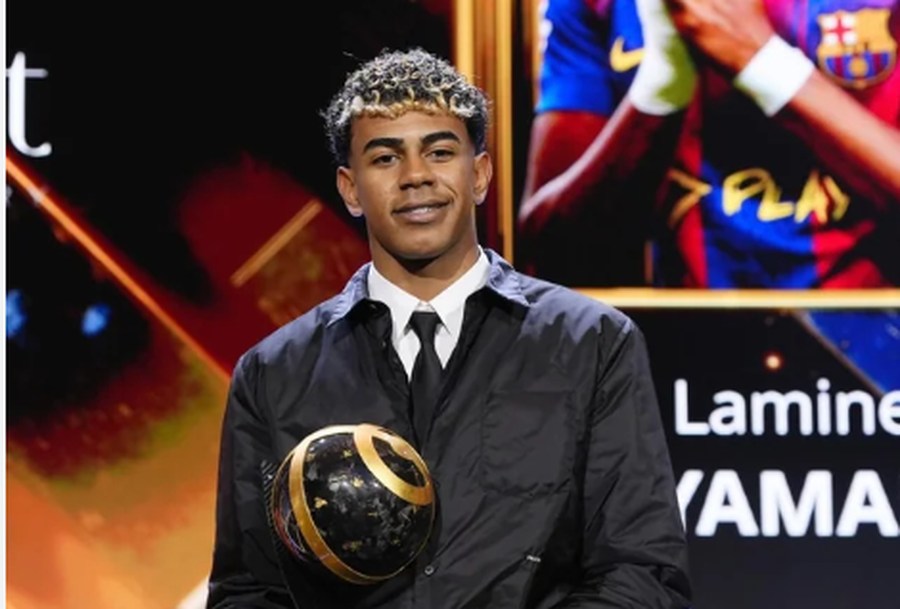 Lamine Yamal i l&euml; &ldquo;targ&euml;n&rdquo; Mbappes dhe Haaland, fiton