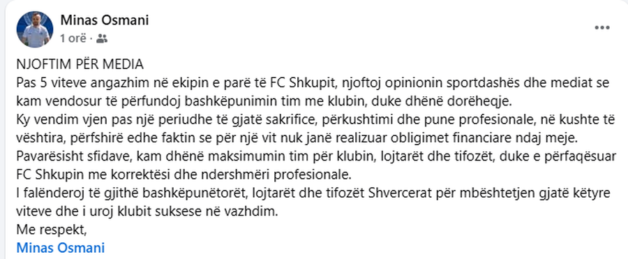 ZYRTARE/ &ldquo;TRONDITET&rdquo; klubi kryeqytetas, vendi i fundit detyron