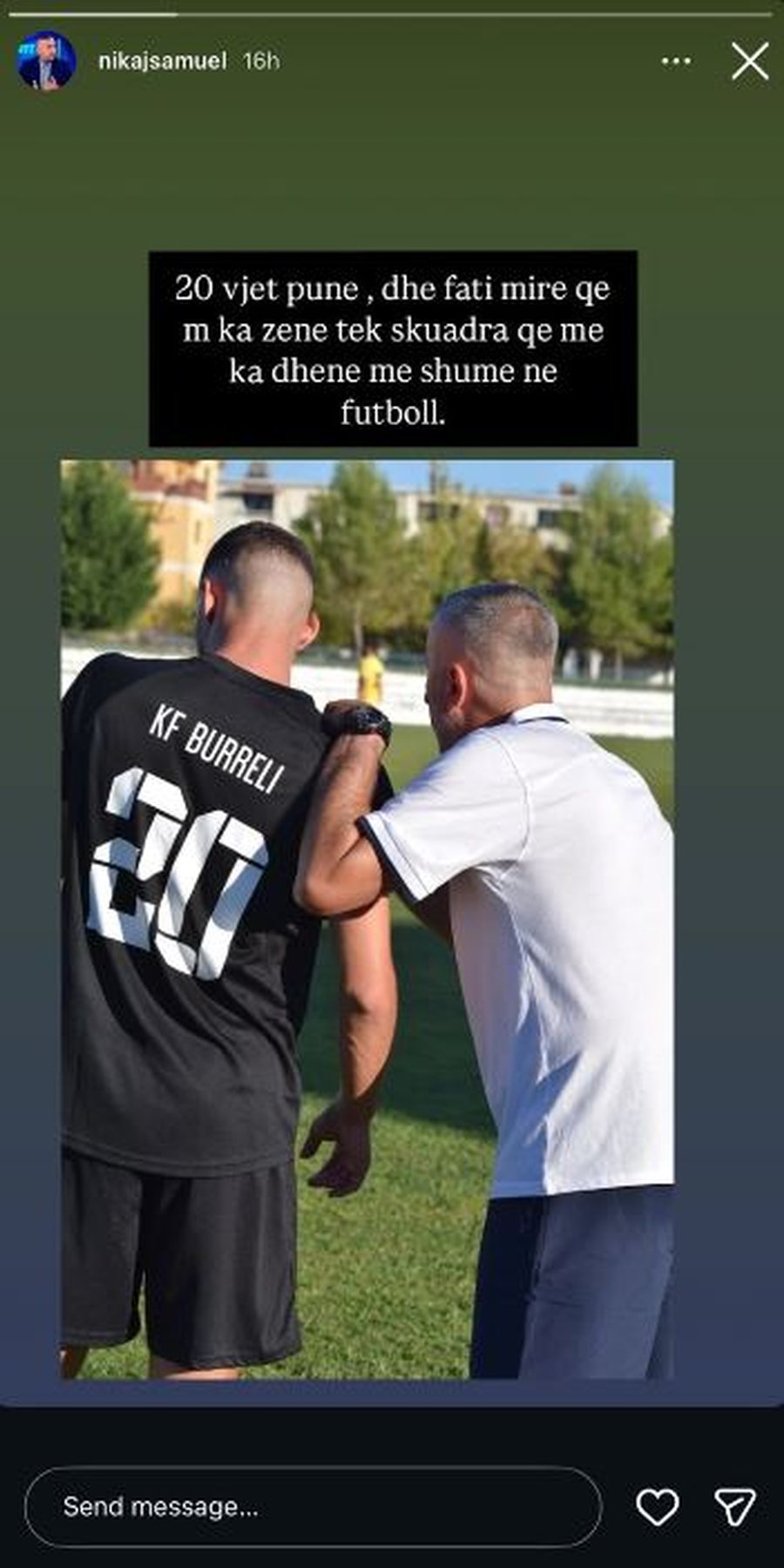 Ndodhen n&euml; &ldquo;Play-Off&rdquo;, Samuel Nikaj i &ldquo;shpreh