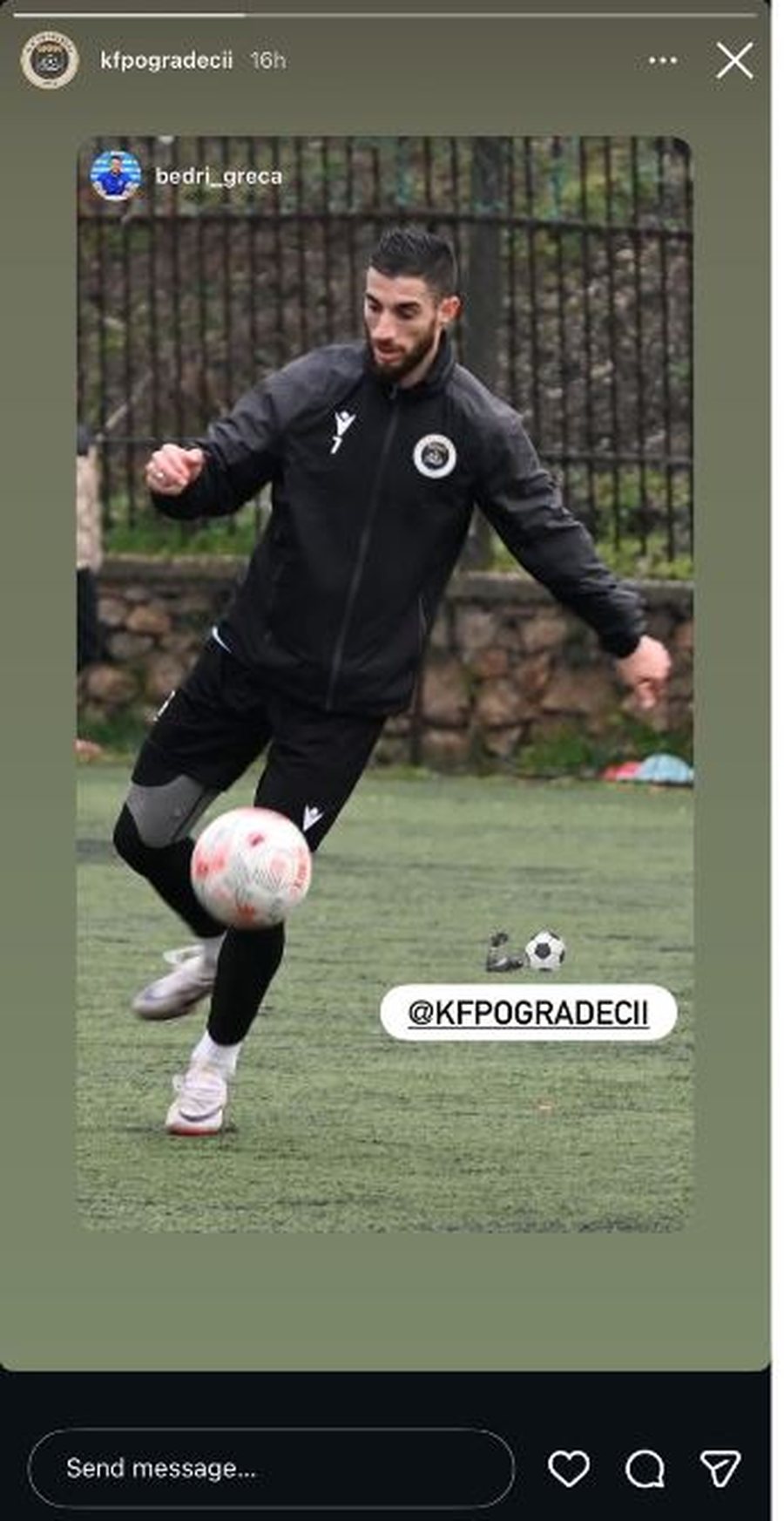 FOTOLAJM/ Kupa n&euml; prag, Pogradeci &ldquo;k&euml;rc&euml;non&rdquo;