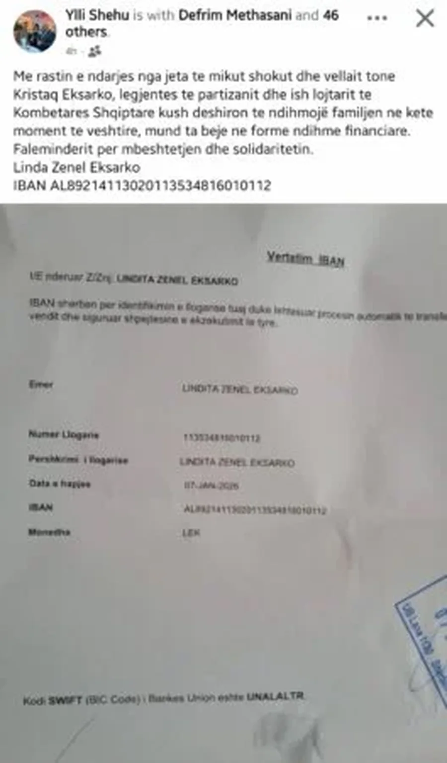 Kristaq Eksarko nd&euml;rroi jet&euml; pak dit&euml; m&euml; par&euml;,