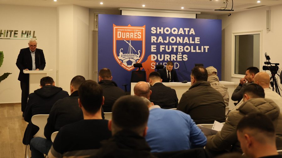 Shoqata Rajonale e Futbollit Durr&euml;s zhvillon Asamblen&euml; Zgjedhore/