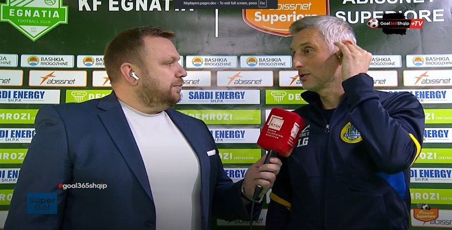 &Ccedil;uan d&euml;m avantazhin e dy golave, Gvozdenovic ka rezerva p&euml;r