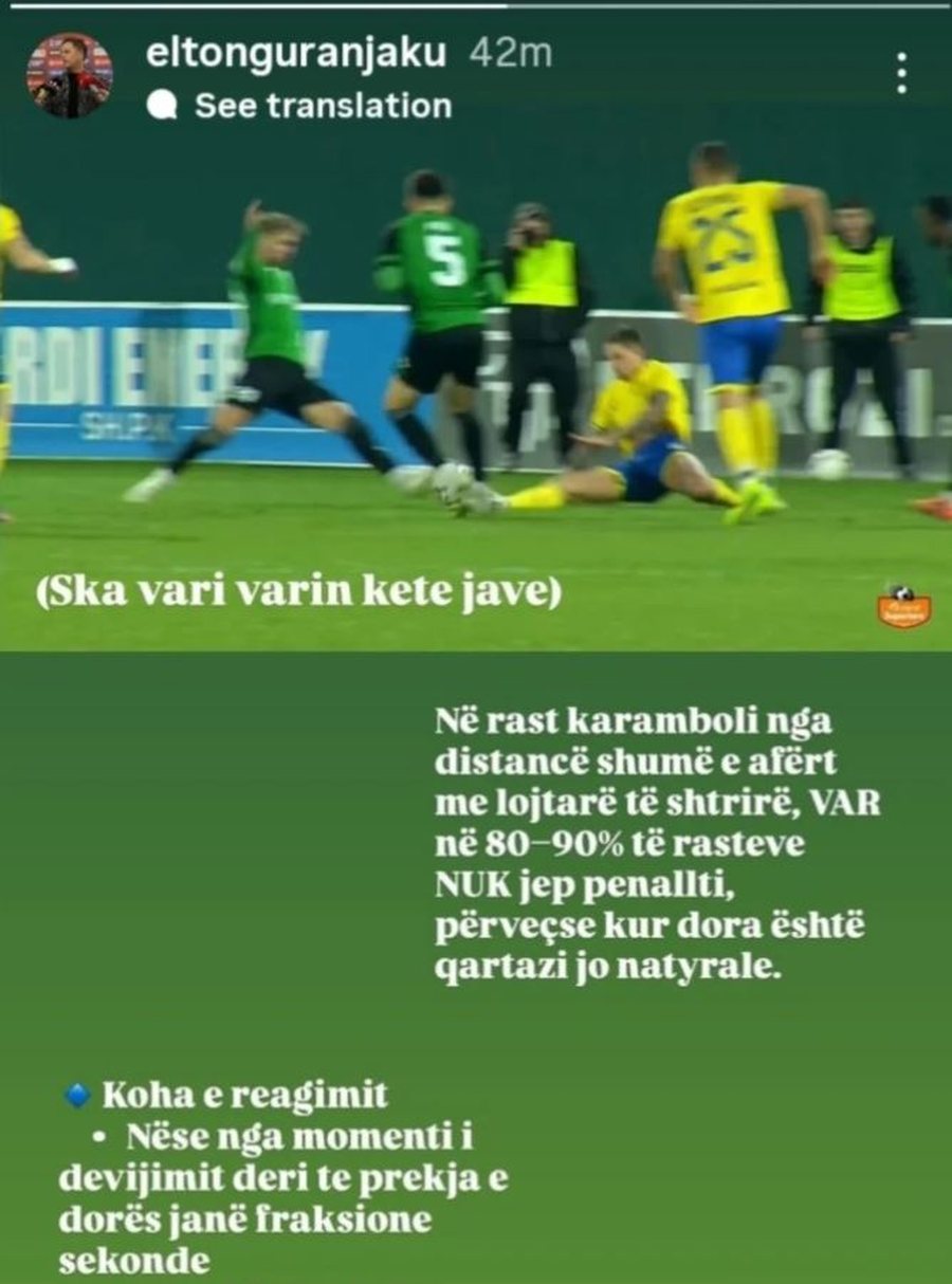 Egnatia barazoi fal&euml; dy penalltive, drejtori sportiv i Elbasanit