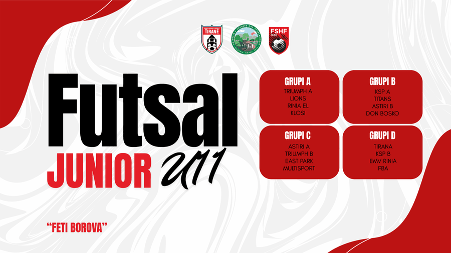 &ldquo;Futsal Junior&rdquo;/ 16 ekipe n&euml; loj&euml; p&euml;r nj&euml; trofe,
