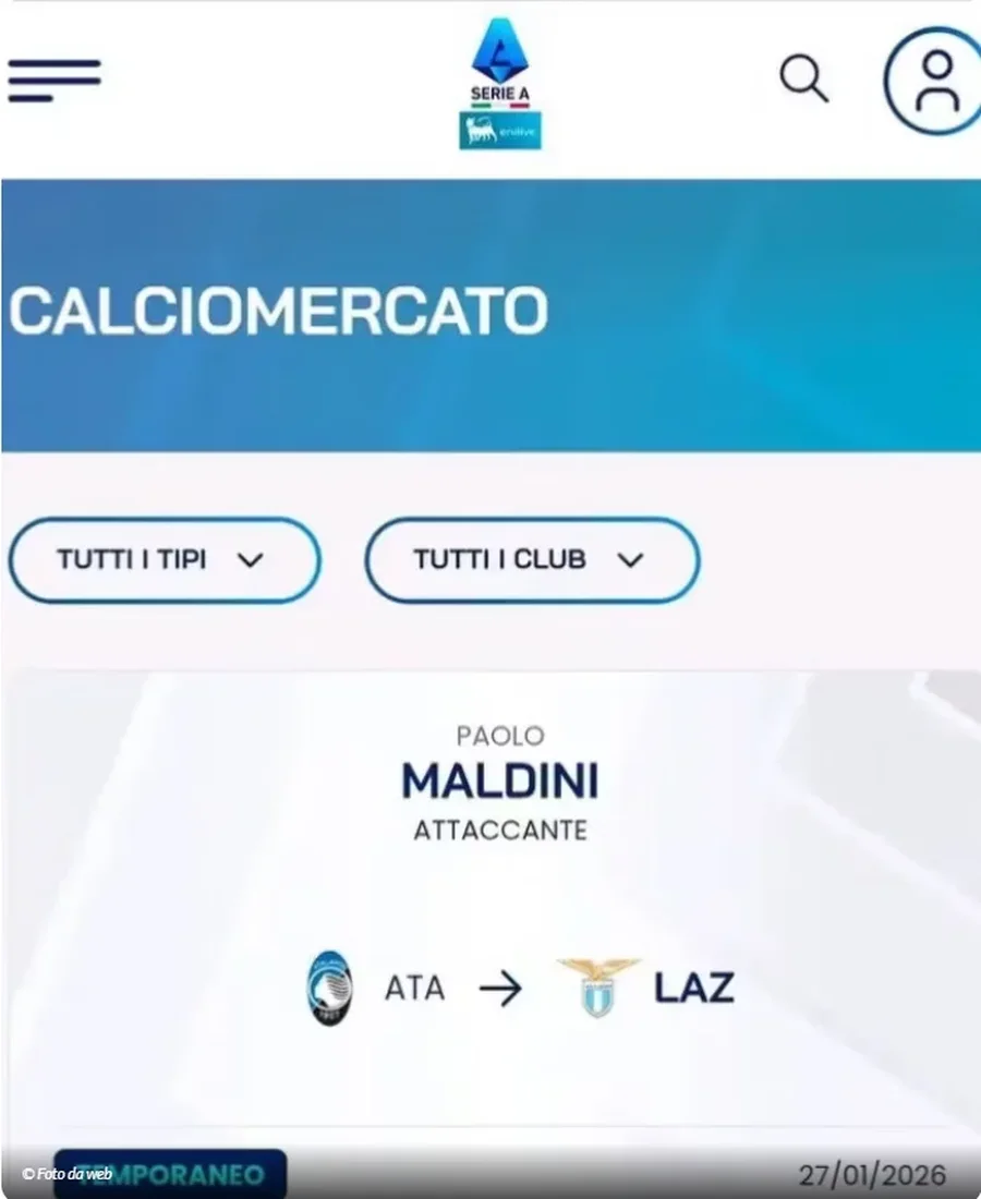 E PAZAKONT&Euml;/ SERIE A l&euml; &ldquo;nam&rdquo;, rikthen Paolo Maldinin