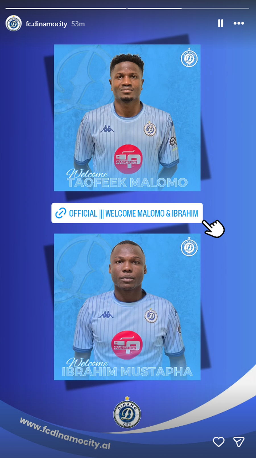 ZYRTARE/ Pritjes i vjen fundi, Dinamo prezanton dy futbollist&euml;t q&euml;