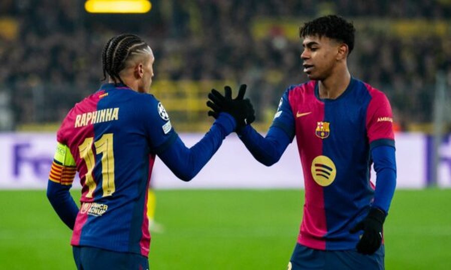 Raphinha flet me superlativa p&euml;r Lamine Yamal: Mund t&euml; fitoj&euml;