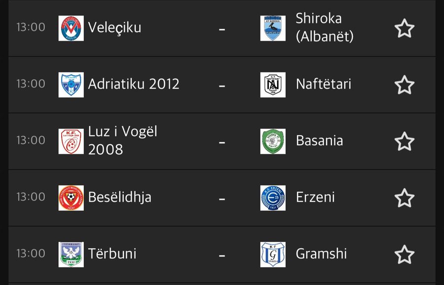 KATEGORIA E DYT&Euml;/ Grupi A t&euml; shtun&euml;n merr