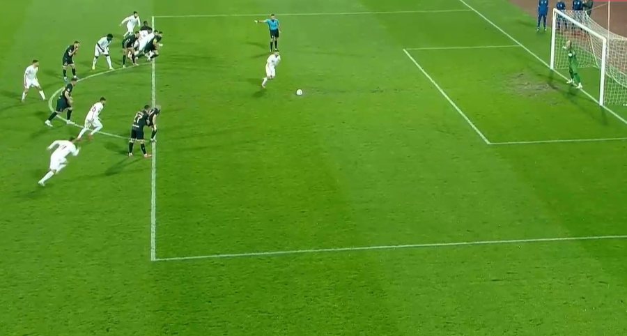 VIDEO/ Gol mes polemikash dhe karton i kuq! Partizani i K&euml;rnaj&euml;s fiton