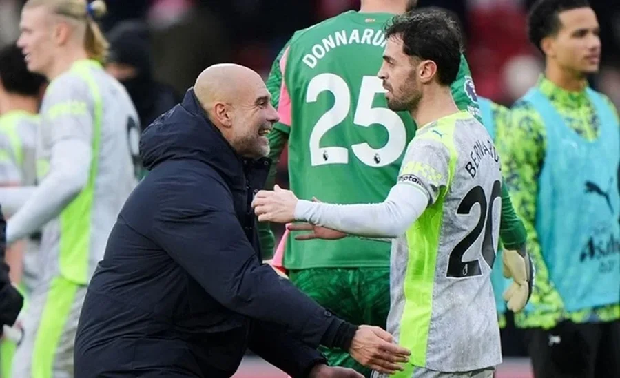 Pep Guardiola me &ldquo;fjal&euml; t&euml; m&euml;dha&rdquo; p&euml;r kapitenin