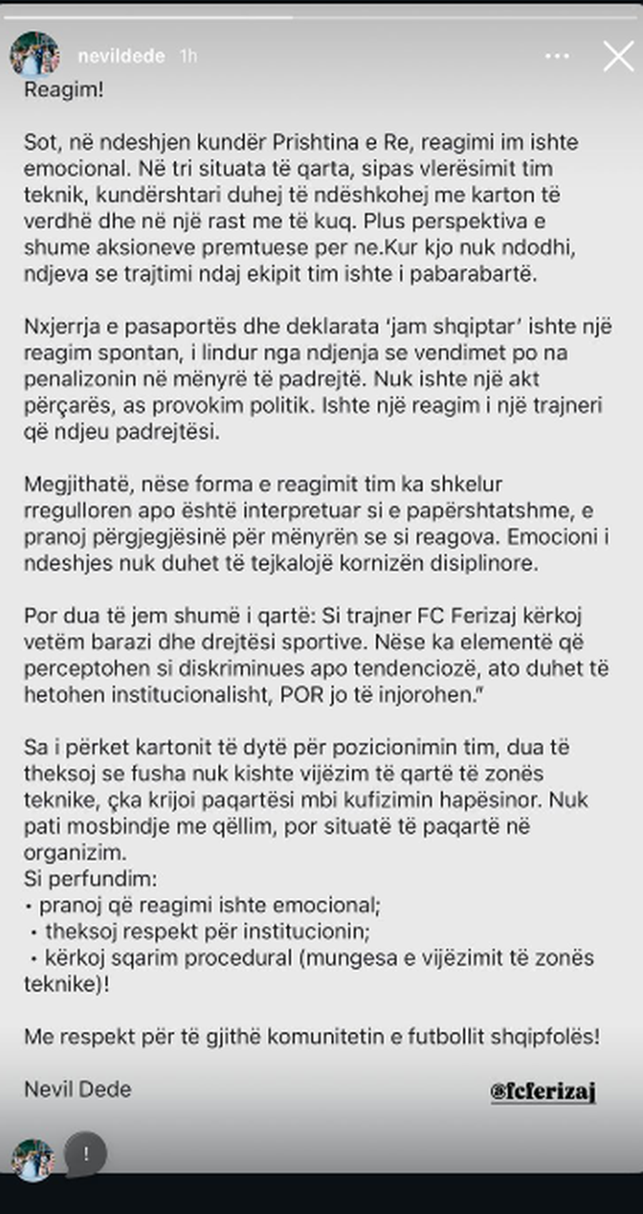 U nd&euml;shkua me karton t&euml; kuq dhe nxorri pasaport&euml;n shqiptare,