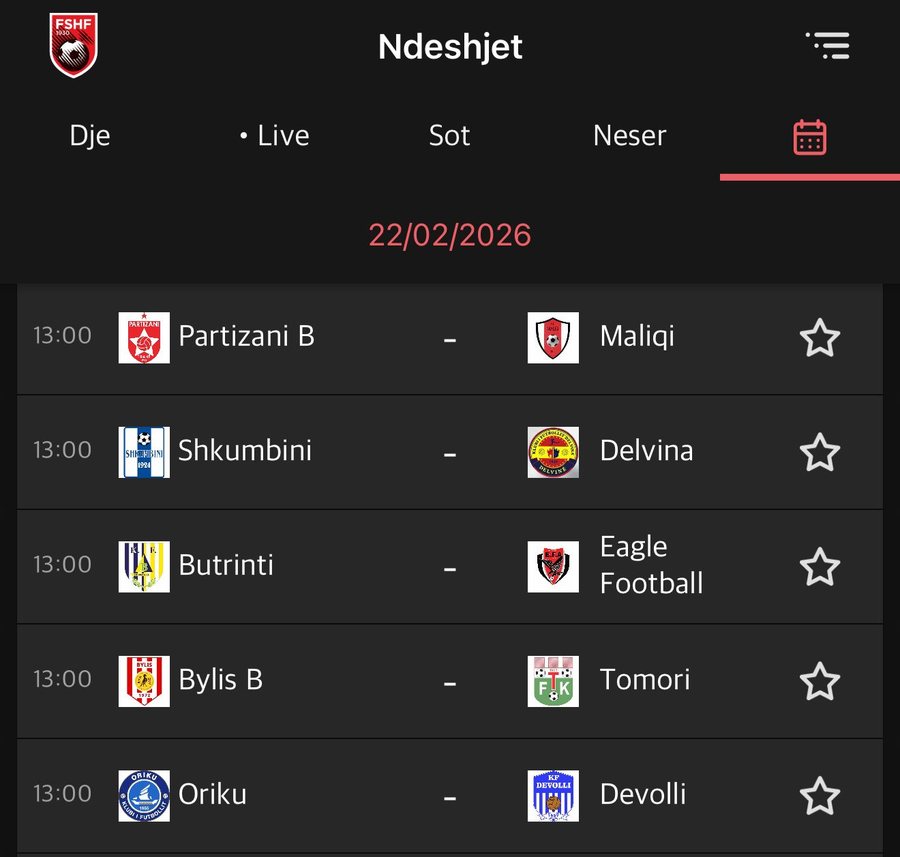 Partizani B dhe Bylis B &ldquo;all-in&rdquo; p&euml;r fitoren, njihuni me