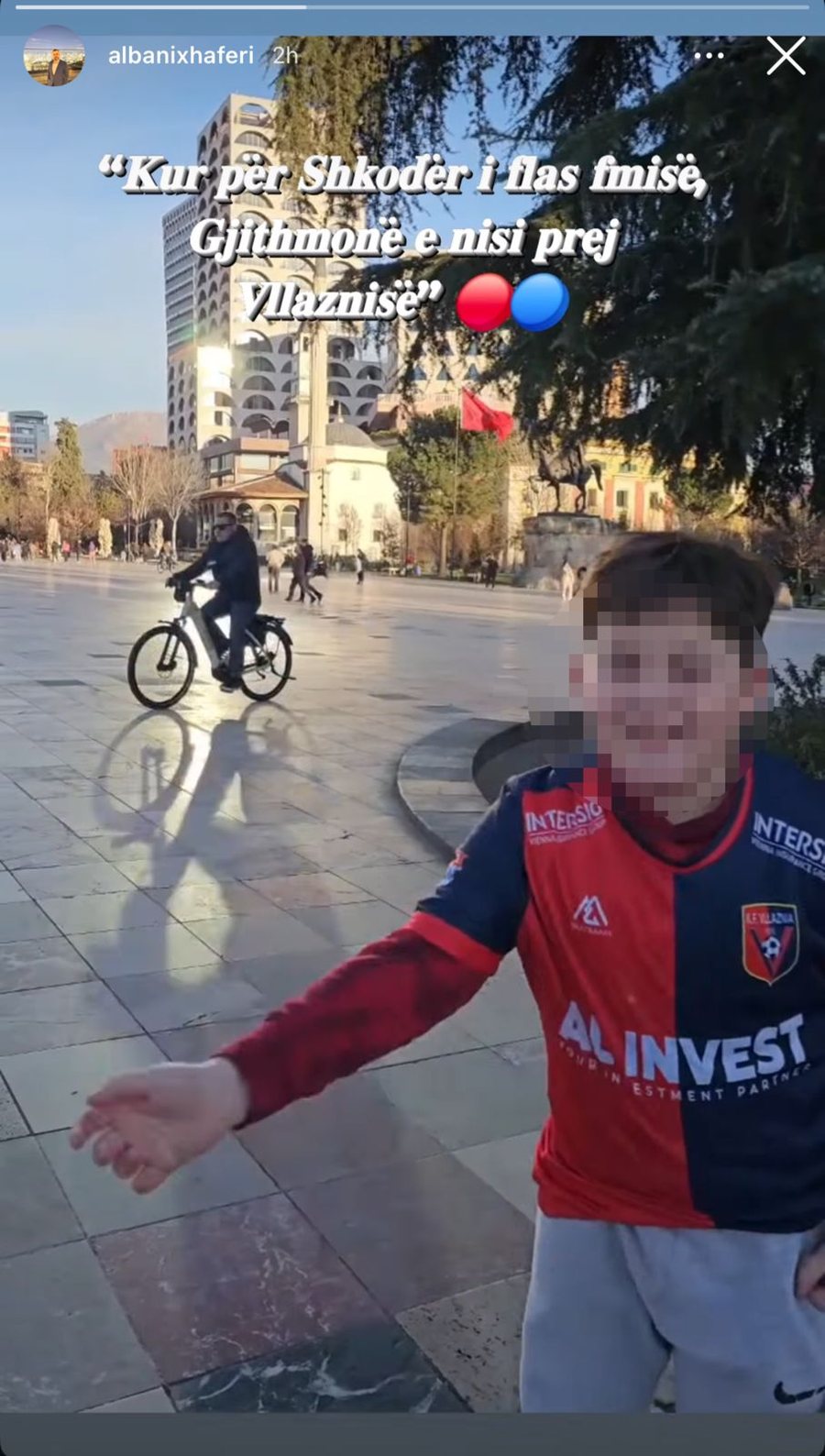 Presidenti i Vllaznis&euml; &ldquo;ndez&rdquo; Klasiken, Xhaferi publikon VIDEON