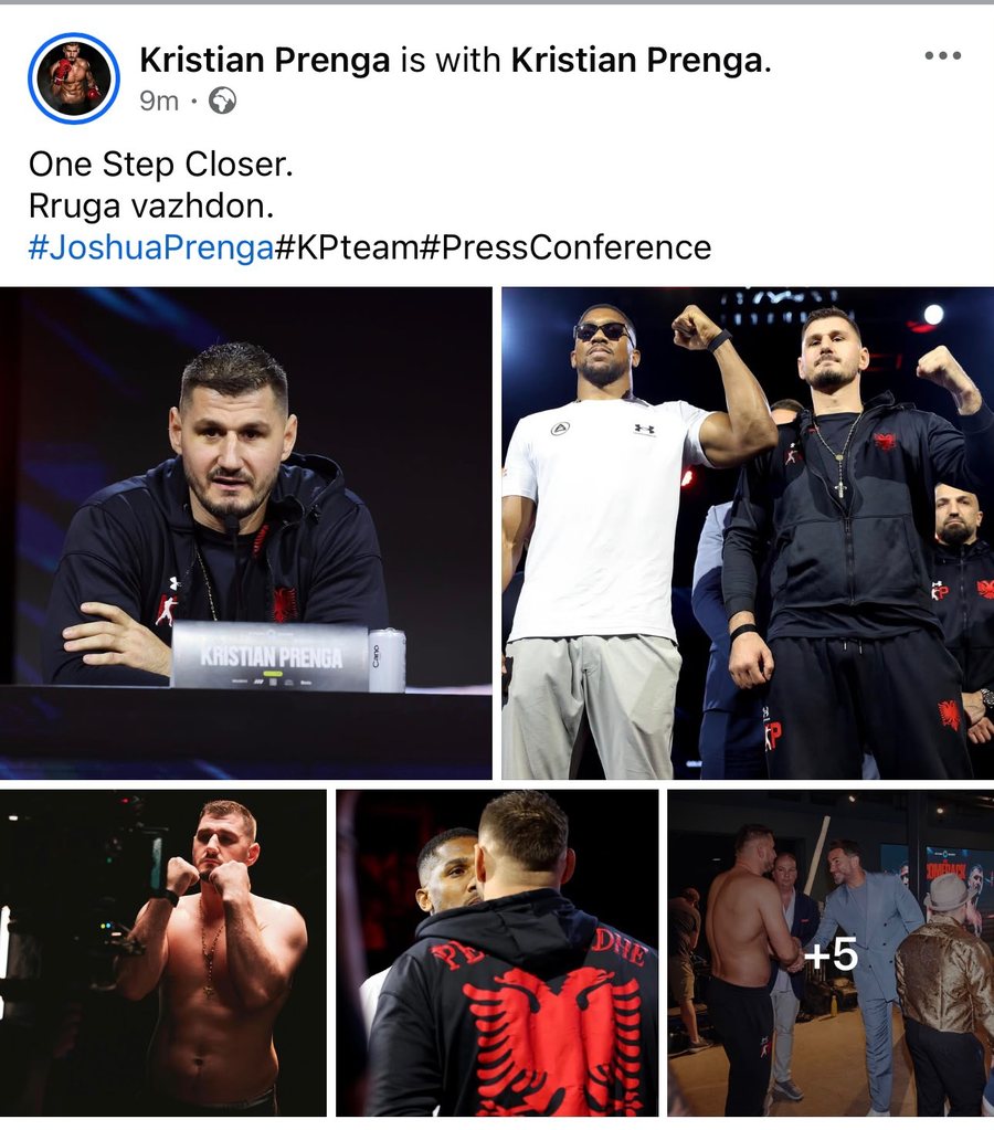 &ldquo;Nj&euml; hap m&euml; shum&euml;&rdquo;, Kristian Prenga me syt&euml;