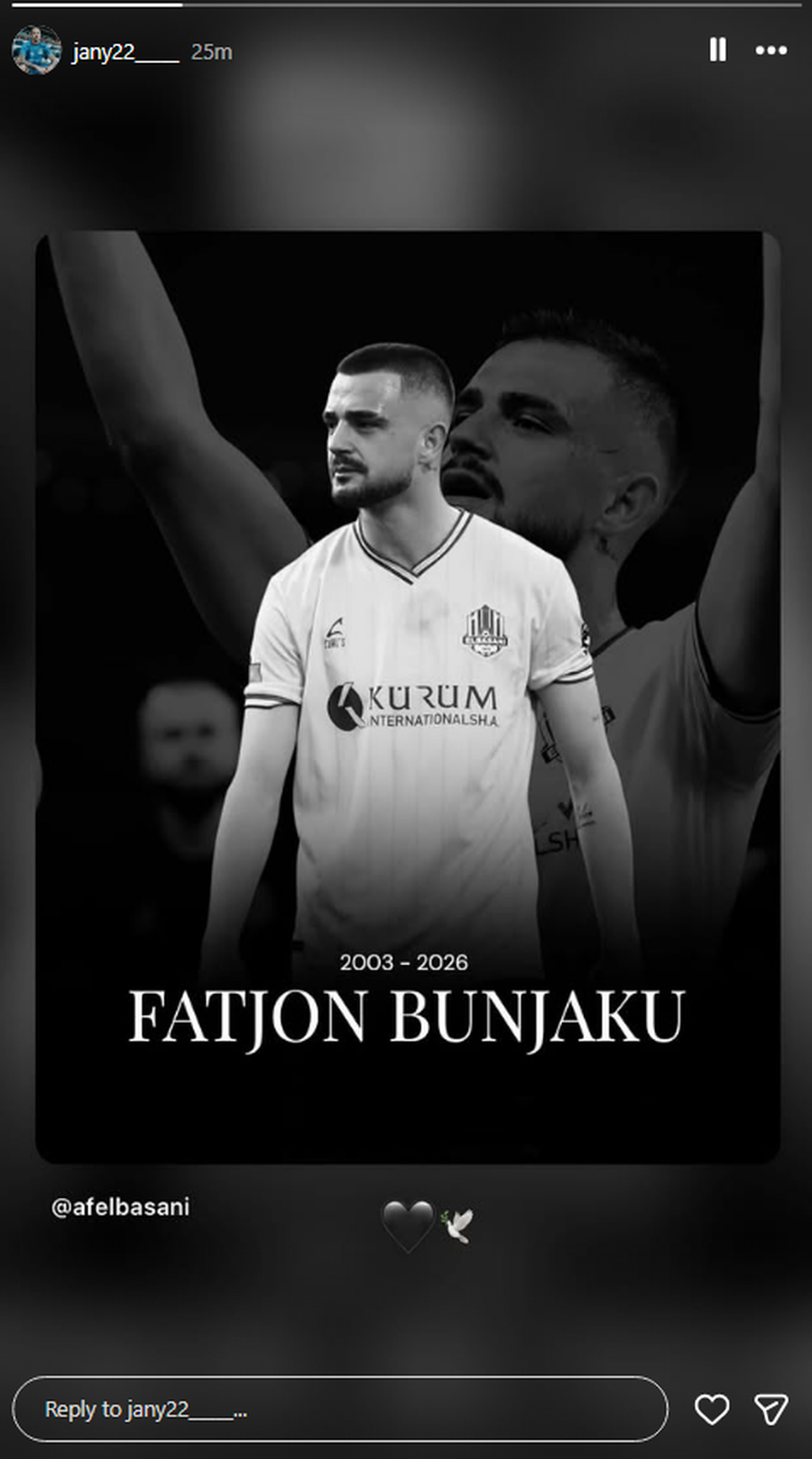 Ndarja nga jeta e Fatjon Bunjakut, reagojn&euml; "zem&euml;rthyer"