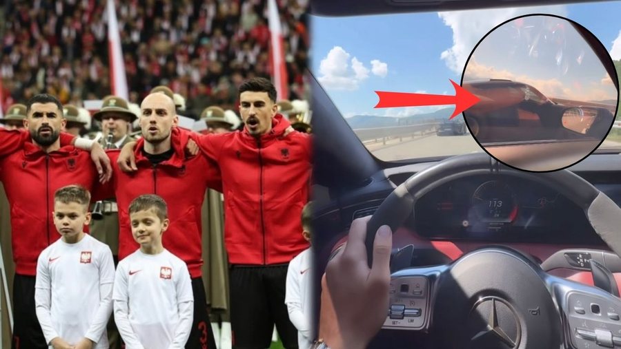 VIDEO/ Jul Shehu e nxjerr zbuluar rrug&euml;s drejt Kosov&euml;s, Elsi Hysaj