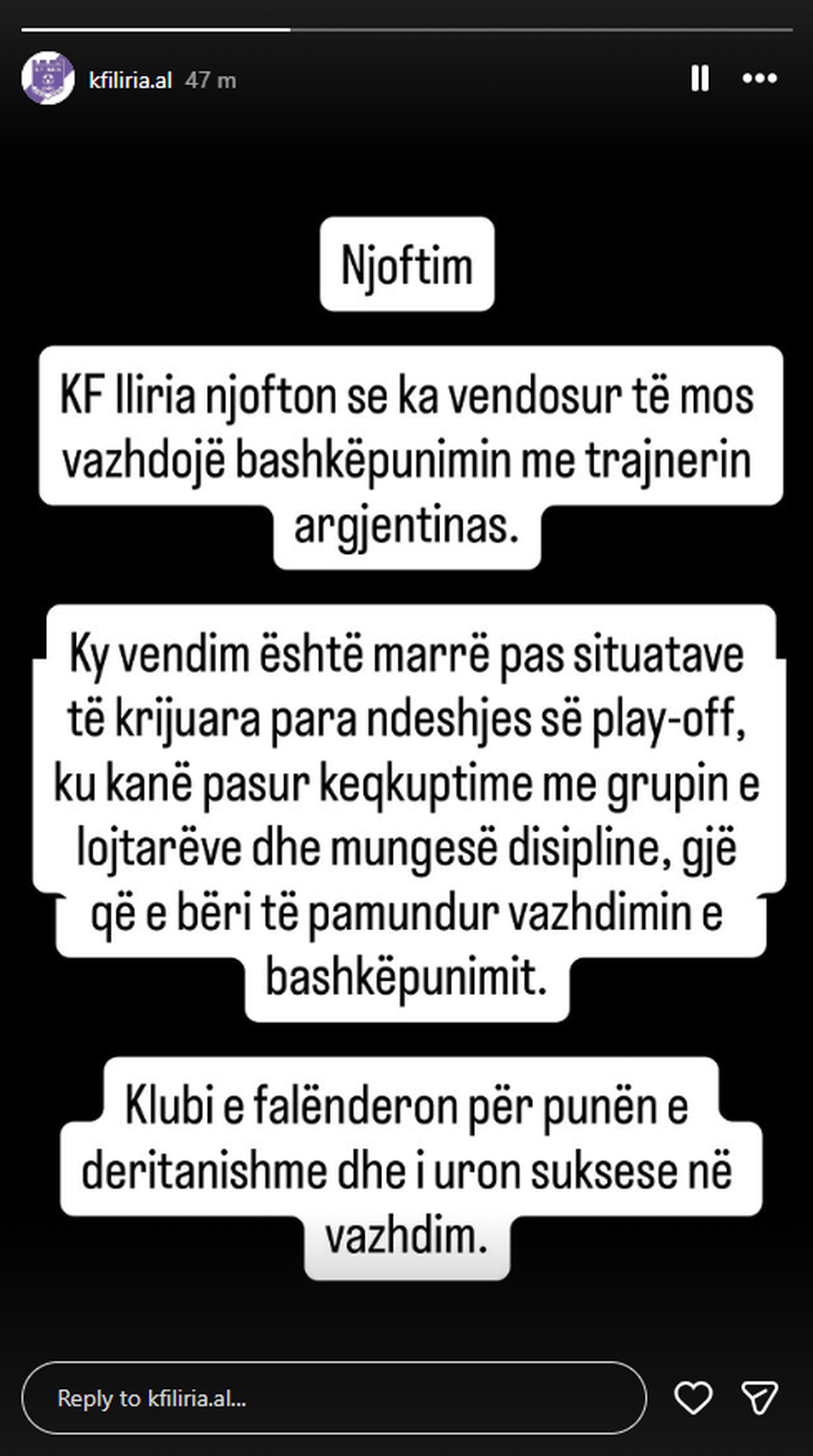 Largimi &ldquo;rrufe&rdquo; nga stoli i ekipit t&euml; Kategoris&euml; s&euml;