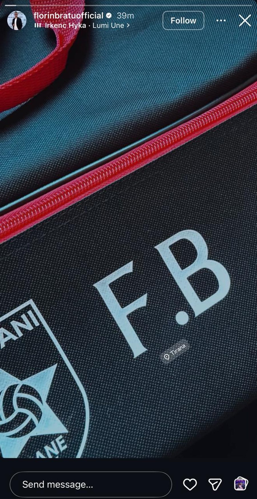 FOTOLAJM/ Rumuni &ldquo;zbarkon&rdquo; n&euml; kryeqytet, Florian Bratu