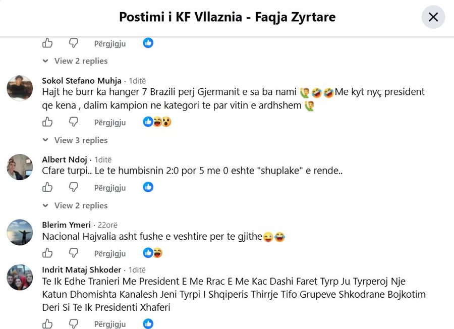 Humbje q&euml; &ldquo;dhemb&rdquo; shum&euml;, tifoz&euml;t e Vllaznis&euml;