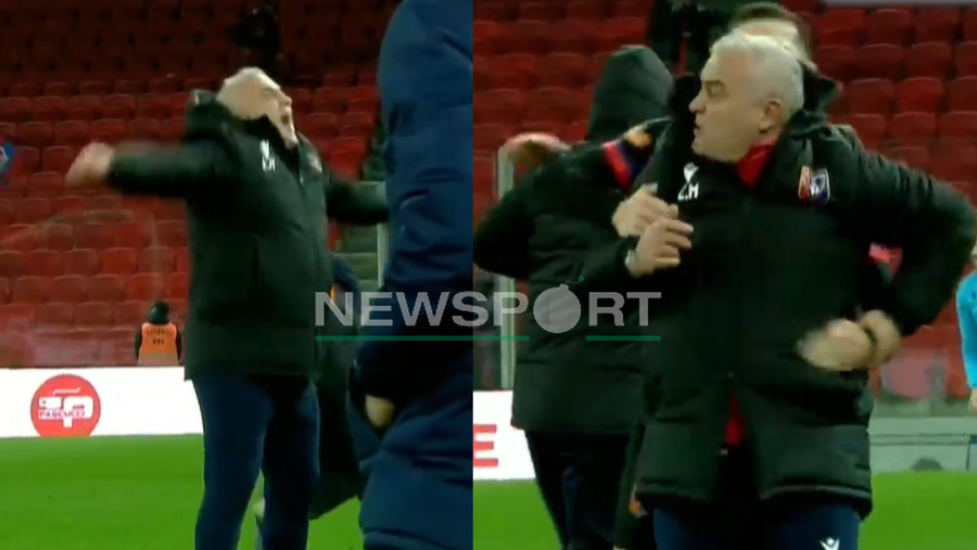 VIDEO/ Edi Martini s'p&euml;rmbahet, trajneri i Vllaznis&euml;