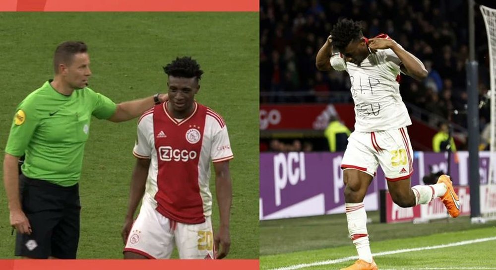 Lojtari i Ajax heq bluzen dhe i dedikon golin Christian Atsu, arbitri nuk e