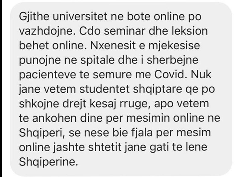 Studentët shqiptarë të pasigurt për mësimin online: Po