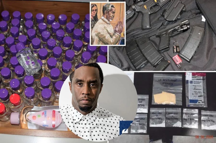 Dalin foto të reja nga gjyqi i Diddy-t: Armë, drogë, vaj bebi dhe