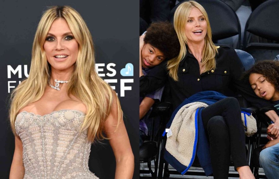 Kur fëmijët ua kalojnë prindërve: Fotoja e Heidi Klum me