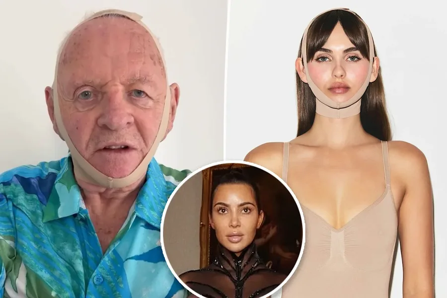 Anthony Hopkins tall Kim Kardashian për maskën e re stil
