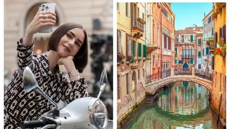 "Emily in Paris": Fotot nga xhirimet e serialit në Venecia