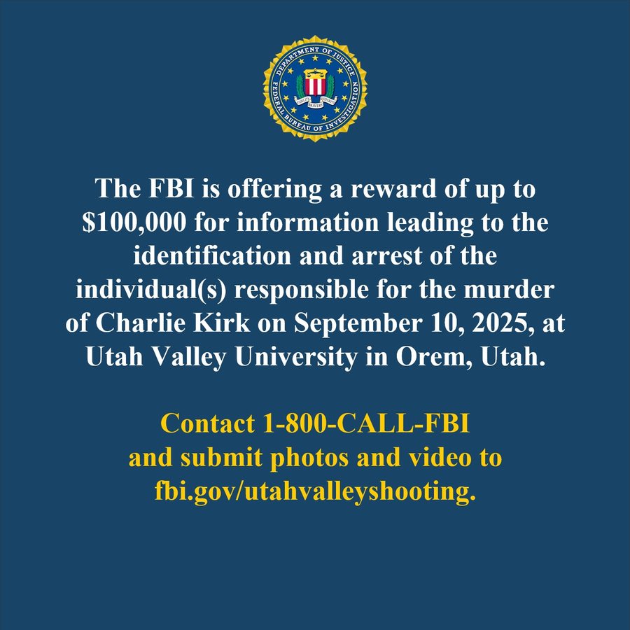 Vrasja e Charlie Kirk: FBI publikon fotot e autorit të dyshuar