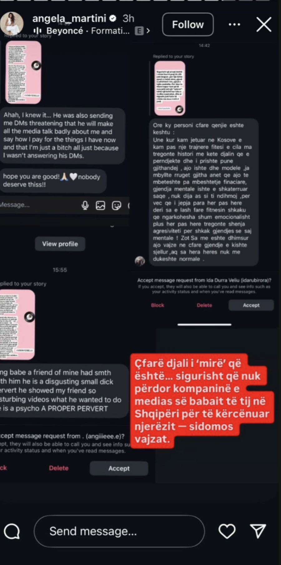 Përditësim mbi dramën: Angela do të na tregojë me